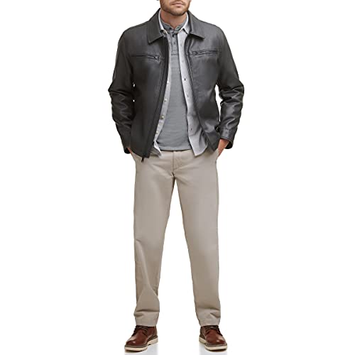 Image of DOCKERS Men's James Faux Leather Jacket (Regular, Big & Tall Sizes)