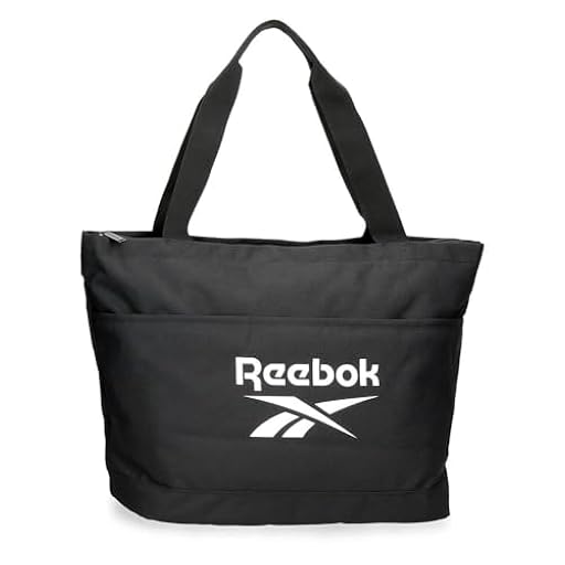 Reebok Ashland Bolso Tote Negro 39x33x15 cms Poliéster by Joumma Bags | Ya disponible en tu tienda friki favorita! En mundofriki.es!