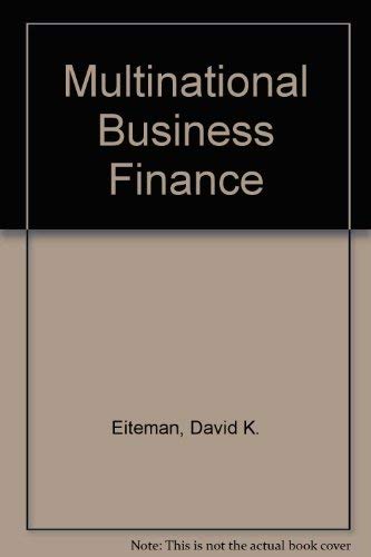 Multinational business finance 0201193272 Book Cover