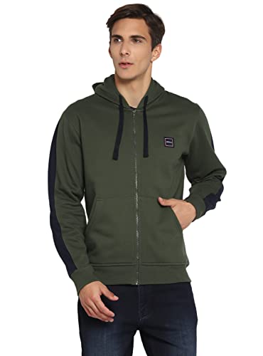 Alan Jones Clothing Men’s Cotton Hooded Neck Sweatshirt