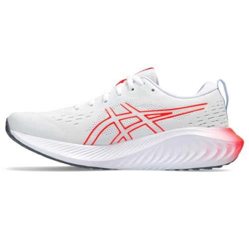 ASICS Women's Gel-Excite 10 Running Shoe, 11.5, White/Sunrise RED4