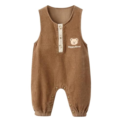 Salopette velours côtelé bébé : un pantalon à bretelles souple contre le froid.