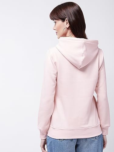 Image of Modeve Women Printed Hooded Sweatshirt for Winter