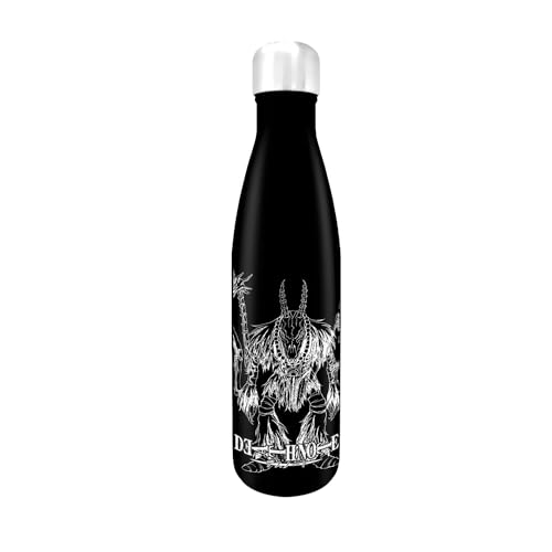 Pyramid International Death Note - Botella de agua de metal para niños, diseño Shinigami, 540 ml, producto oficial