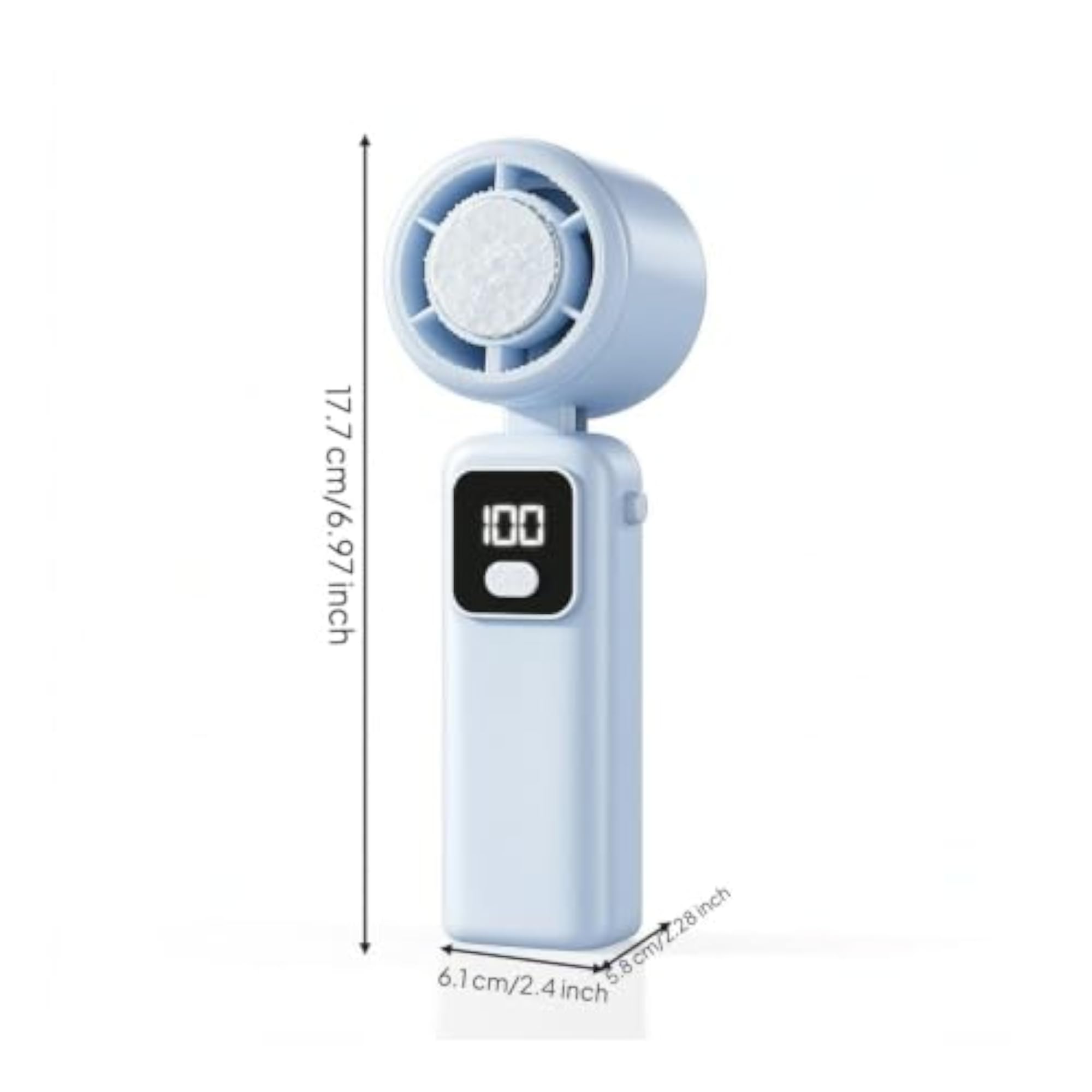 Portable Handheld Fan, Adjustable & Foldable for Travel