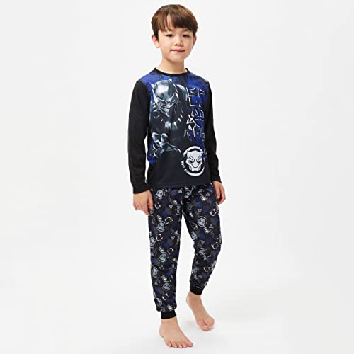 Marvel Boys' Black Panther Pajamas2