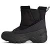 Polar Mens Waterproof Outsole Deep Tread Fully Faux Fur Lined Winter Durable Snow Boots - Black Lace Up - UK9/EU43 - YC0682 #2