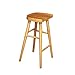 LIQEE Chaise de Salle à Manger Tabouret de Bar Tabouret Haut Chaise de Salle à Manger Tabouret de Bar Chaise Haute Tabouret de Petit déjeuner Restaurant et siège en Bois Cuisine Ovale comptoir de