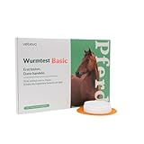 vetevo Test di verme cavallo Basic, test di vermi per cavalli affidabili su nematodi, strongilididi, nematodi nani, epatici, vermi gastrici, risultato in 12 ore