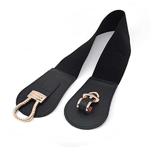 Retro Wide Women Belt Ladies Elastic Stretchy Waistband Dress Waist Belt Corset Cinch Belt4