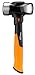 Produktbild Fiskars Fäustel IsoCore M für den Einsatz bei Präzisionsabbrucharbeiten, Länge: 29 cm, Gewicht: 1,64 kg, Schwarz/Orange, 1020217