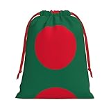 WBQLSL Flagge von Bangladesch S bedruckte Geschenktüten, perfekt für Hochzeiten, Weihnachten, Geburtstage und Jubiläen (S-L)