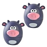 2 Stück Violetter Küchentimer mit Cartoon-kalb