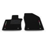 Alfombrillas para Coche SÓLO Delanteras 2 Piezas compatibles con Lexus UX - Eléctrico 2020-2025 | 2 Alfombrillas Delanteras a Medida en moqueta, Bandera de Italia