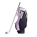 VEVOR Golf Cart Bag with 14 Way Organizer Divider Top, Premium Cart Bag with Stand, Durable Golf Bags with Handles & Dust Cover & Detachable Dual Strap for Men & Women (Black+Purple, 5 Pockets)