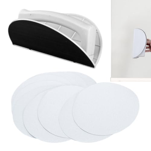 Detail Sander, Arc Shaped Tool, 8.66x4.33x4.33 Inches Handheld Gadget, Portable Non Slip Grip, Ideal for Paint Removal, Metal Work, Art Crafting, Home Furniture Refinishing