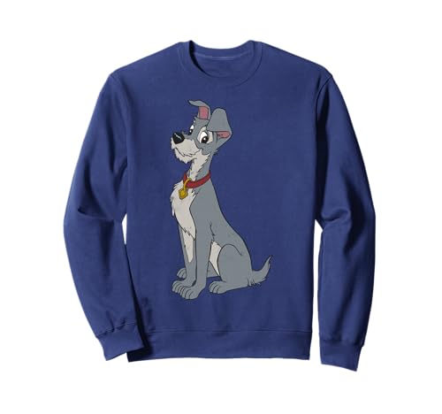 Sweatshirt Disney La Belle et le Clochard pull col rond imprimé personnage