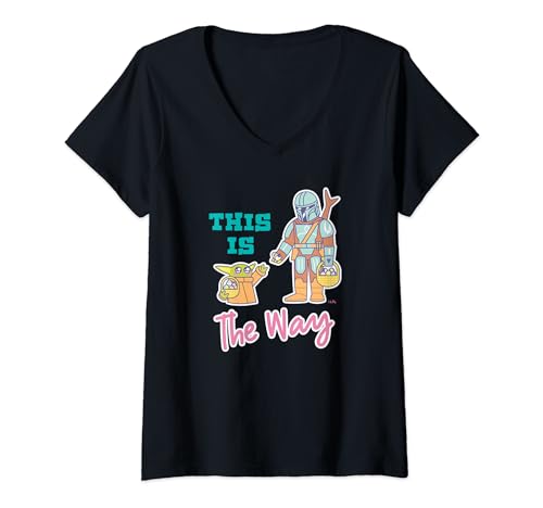 T-shirt Star Wars The Mandalorian cadeau original pour anniversaire et fête de Pâques