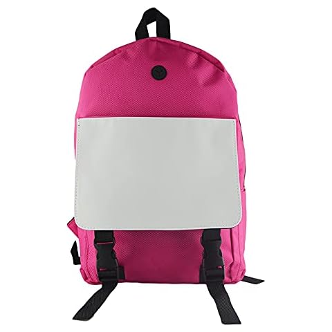 40x30cm sublimation blank backpack, personalized backbag, suitable for any age and places, practical computer backpack, Pink, M, Traveling Cover