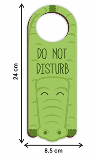 Image of CVANU Do Not Disturb Wooden Door Sign Hanger Size(24cm x 8.5cm) cv73