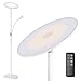 Produktbild KARY Stehlampe dimmbar 30W LED Deckenfluter mit 7W Leselampe 2500+500 Lumen Stehleuchte mit Fernbedienung 4 Farbtemperaturen Standleuchte für Wohnzimmer Schlaftimmer Büro