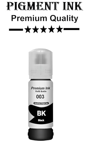 Image of CANOFF 003 Ink for Epsan L3110, L3150, L3250, L3252 L3115, L3116, L3101, L3210, L3215, L3216, L3151, L3152, L3156, L5190 Printer - Compatible Ink Bottle for Epson 003 (Bkack 1)