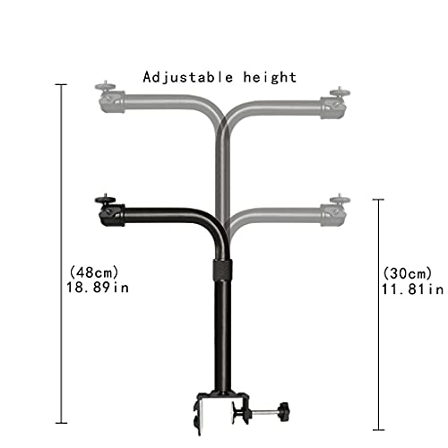 Soporte de proyector con brazo largo y tubo telescópico ajustable miniatura 2