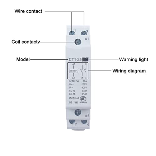 Module de rechange rail Din 25A pour automatiser le chauffage électrique - 3