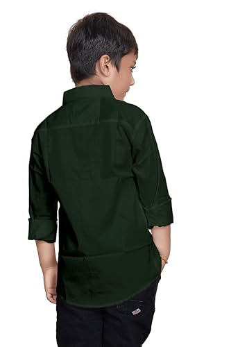Image of Sky Pearl Boys Spread Collar Casual Full Sleeve Shirt