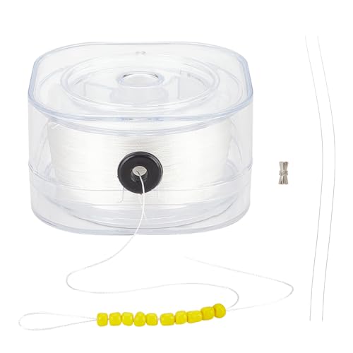 PH PandaHall 0.2mm Bracelet Beading Thread String White