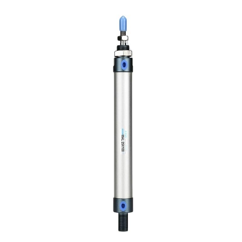 Vérin pneumatique MAL anti-vibration à double action pour espace réduit