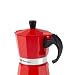 Imagen de Orbegozo Cafetera Italiana KFR 340 A 3 Tazas Rojo