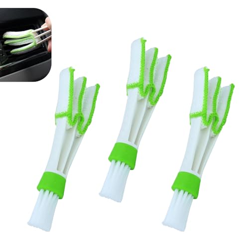 sdidzad 3 PCS Mini Car Air Vent Gap Duster Brush,