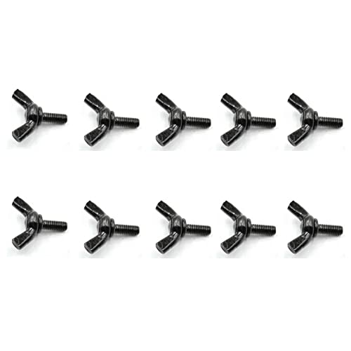 Tornillos mariposa DIN316 M5 de 50mm con diseño de orejetas para un apriete manual preciso