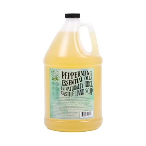 Adams Handmade Soap Thick Castile Liquid Hand Soap 1 Gallon Refill - Peppermint Cover