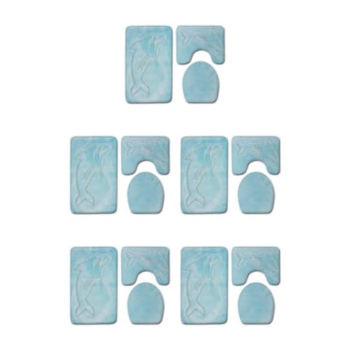 Tapis de bain antidérapant en chenille de polyester durable - 3