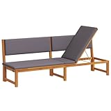 【Scénarios d'utilisation recommandés】 Super pour tous les espaces extérieurs : jardins, patios et terrasses. Idéal pour bronzer, lire ou siroter un verre pendant les journées ensoleillées. Ce transat chic se sent aussi à l’aise au bord de la piscine que sous une pergola.