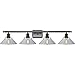 Innovations 516-4W-OB-G132-LED 4 Light Vintage Dimmable LED Bathroom Fixture, Oil Rubbed Bronze