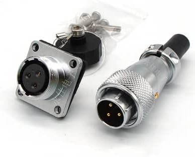 WS16 3pin Waterproof Power Connector Plug Socket,3 Wire Aviation Cable Connector