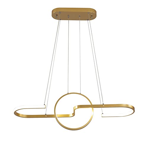 Lampe à suspension géométrique pour un éclairage de salle à manger non éblouissant