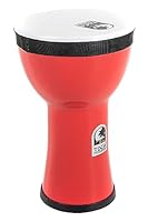 TOCA Doumbek Freestyle 2 Trommel (wetterfester PVC Trommelkessel mit 10\ Höhe, immer perfekt gestimmt, ideal für Drum Circles, Bildung & Therapie, Durchmesser: 6\), Red