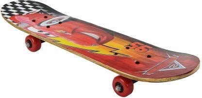 Sk Toy Zone Wood Skating Board for Kids (Random Color, 3-12 Years, 23.5 X 6 Inch)