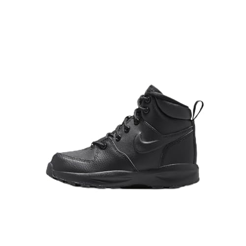 Nike Manoa Little Kids' Boots (HF0751-001, Black/Black/Black) Size 8