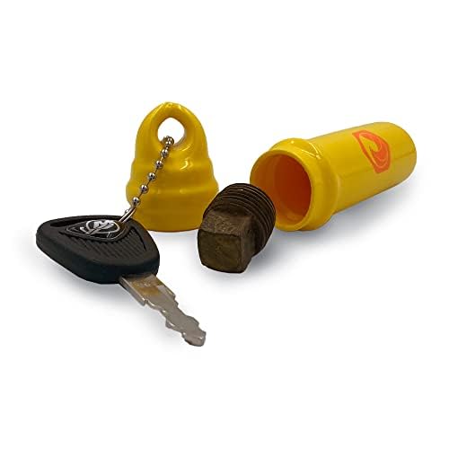 Image of Seahive Floating Keychain (2 pack) with Waterproof Safety Container Boat Key Float - Pontoon, Fishing Accessories key holder