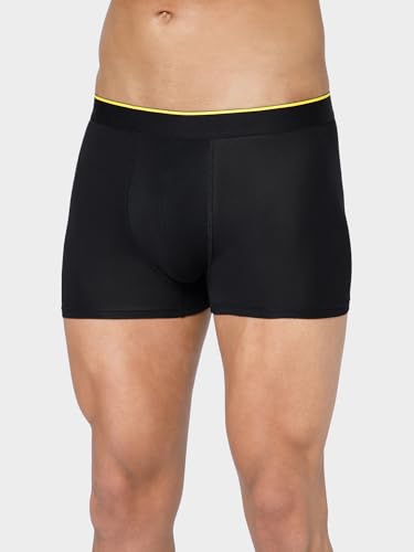 Image of Bummer Men's Finest Modal Underwear with Ultra Soft 4-Way Stretch Fabric for Ultimate Comfort - Anti-Bacterial & Breathable Solid Trunks Innerwear Combo Pack for Men