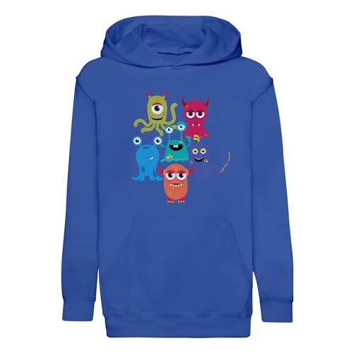 Sweat à capuche enfant monstres mignons de la récolte de bonbons aux journées d'école