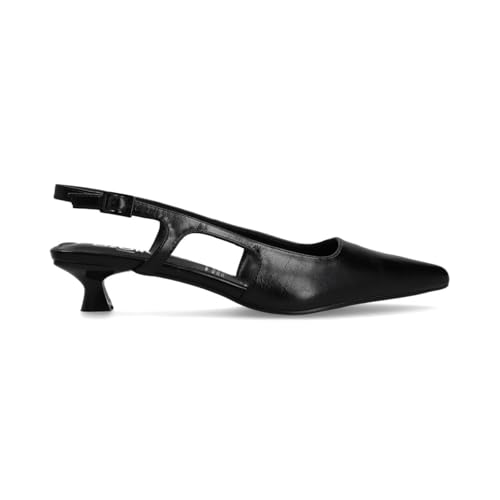Capa de Ozono Zapatillas Mujer Estilo 681201 (Negro-26)