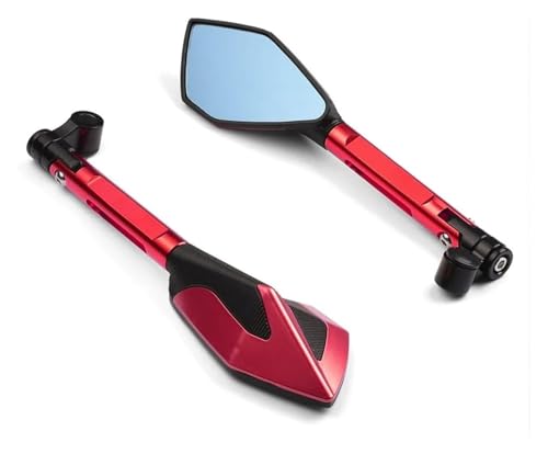 Espejos Moto Manillar Suzuki GSR 400 600 750 Retrovisor Lateral Red