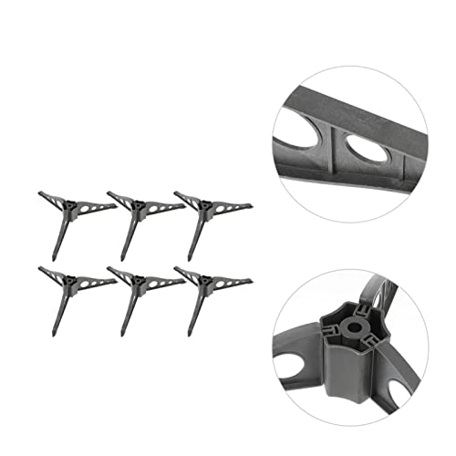 Ultnice 12 Pcs Christmas Tree Stand Plastic Artificial Xmas Tree Base Triabgle Tabletop Mini Tree Holders For Mini Xmas Tree (Black) #TOP5