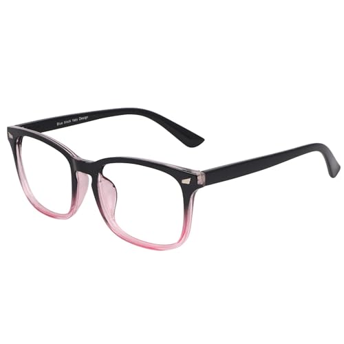 Image of IFLASH | Zero Power Blue Cut Computer Glasses | Gaming Glasses | Anti Glare, Lightweight & Blocks Harmful Rays | UV Protection Specs | Men & Women | Medium